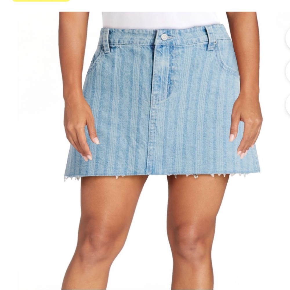NWT XL jean skirt 1192 no boundaries